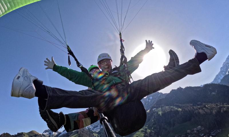 Selfi Fun-Flug - Sommer - Thalia Paragliding