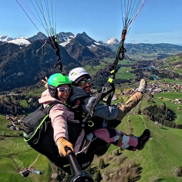 Tandemflug mit Thalia Paragliding