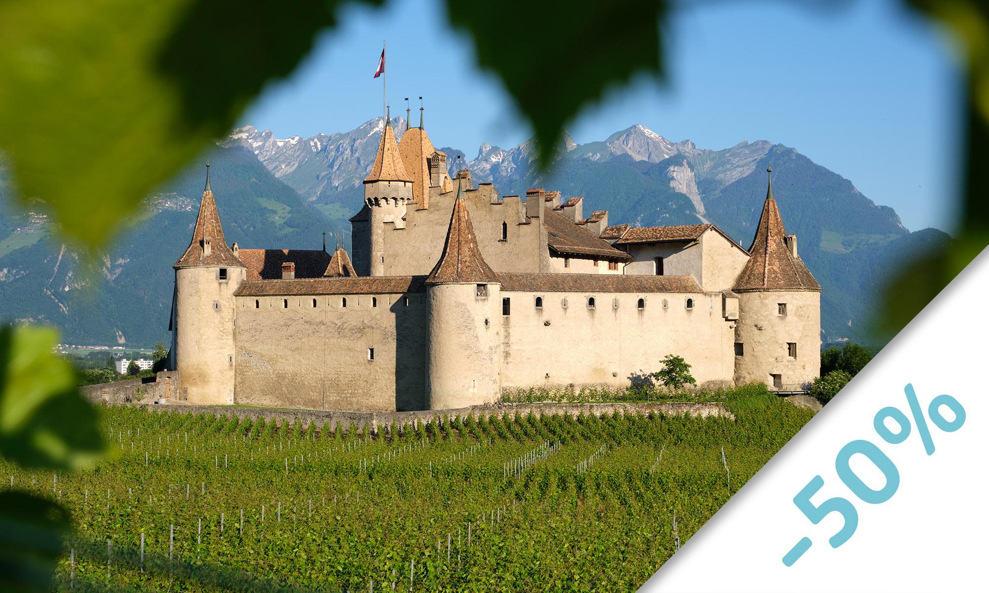 Aigle Castle and the Museum of Vines, Wine and Labels