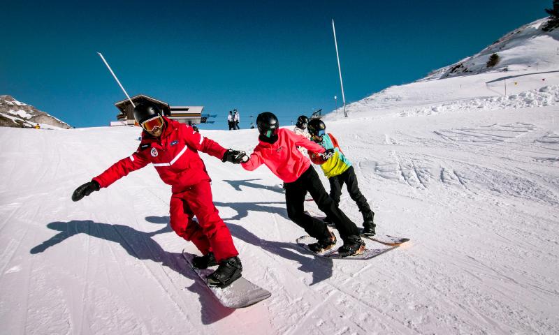 Cours de snowboard - école de ski leysin - Butter à trois - Leysin
