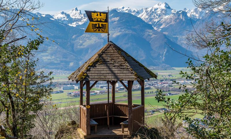 Cabane de plantour - view of the plain - spring - Aigle