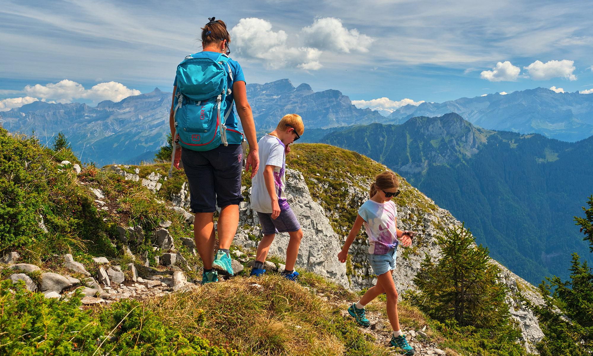 Familienaktivitäten in Leysin