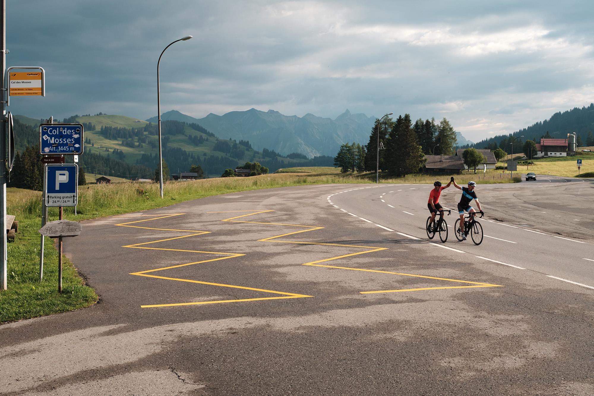 Road bike itineraries at Col des Mosses