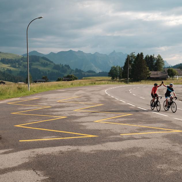 Itinéraires en vélo de route au Col des Mosses