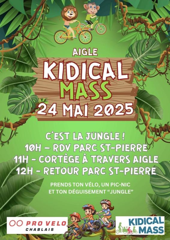 Flyer Kidical Mass pour le 24 mai 2025