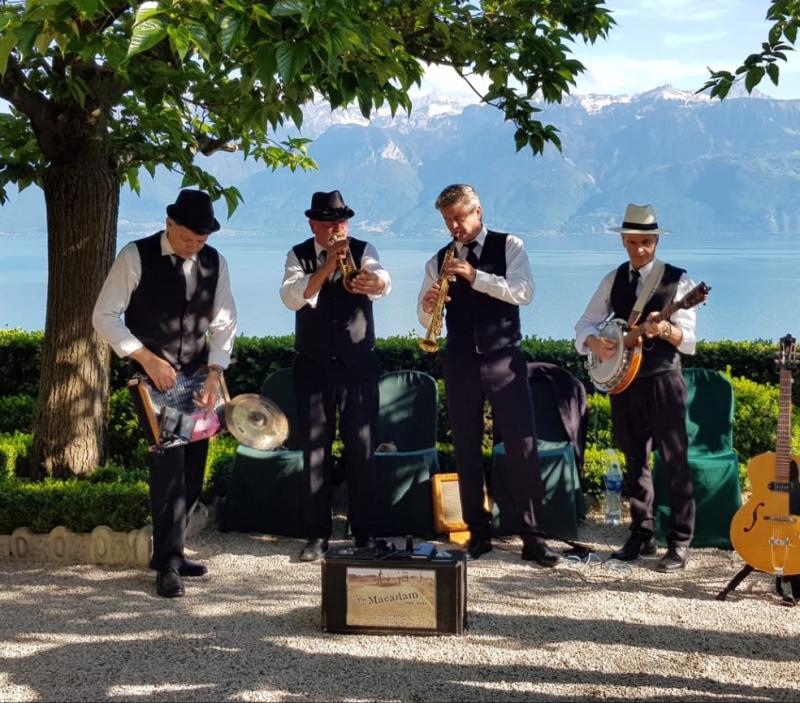 Musicians from the Macadam Jazz Band