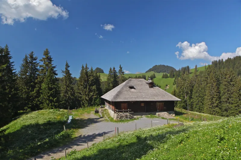 Refuge du Carroz im Sommer
