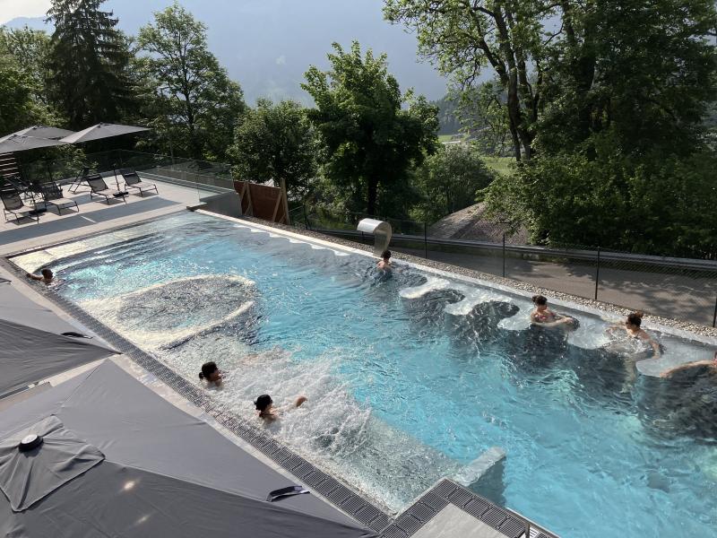 Außenbecken - Spa des Hotels Central Résidence - Leysin - Sommer