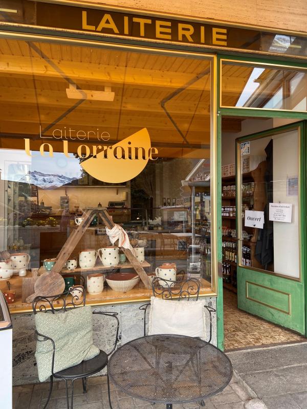Molkerei la Lorraine - Eingang/Schaufenster