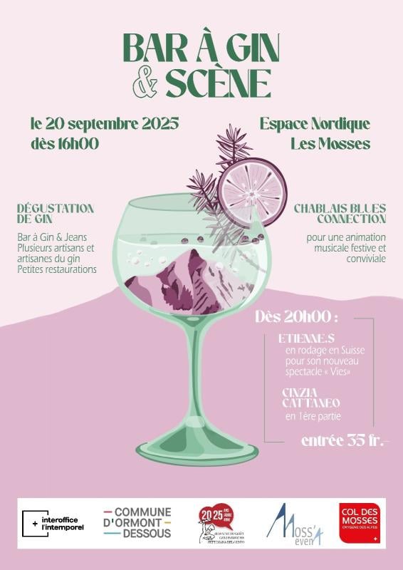 Flyer bar à gin