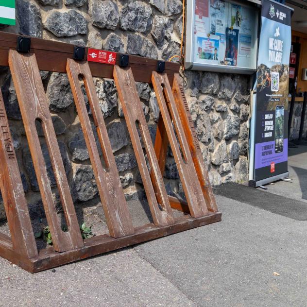 E-bike charging socket - Leysin mountain lifts
