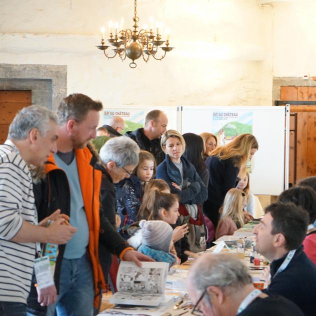 Comic book Festival at the Château d'Aigle