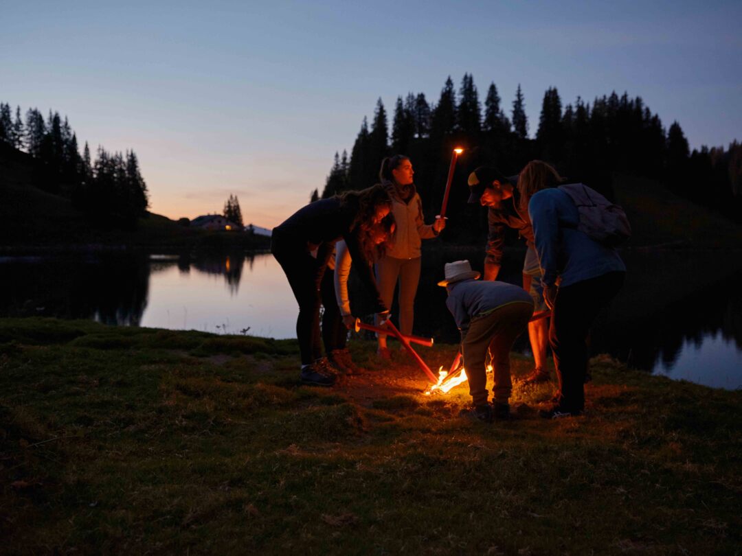 Nuits Magiques - Mystères Lioson - Allumage des flambeaux - été
