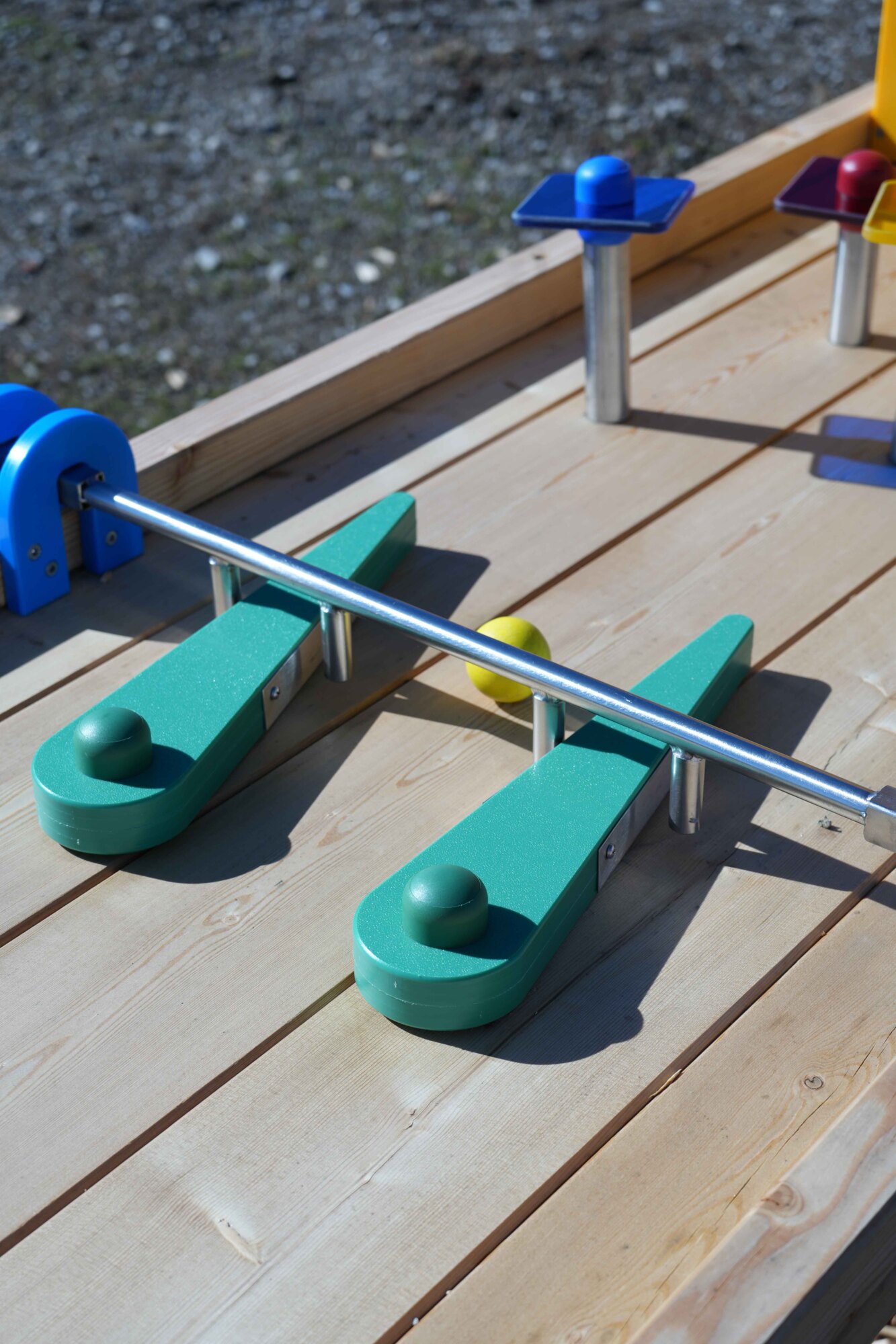 Parc du Soleil - giant pinball machine - summer