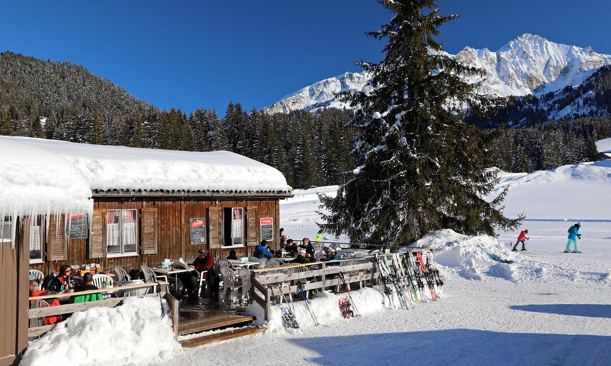 Höhenrestaurants und Buvetten in Les Mosses