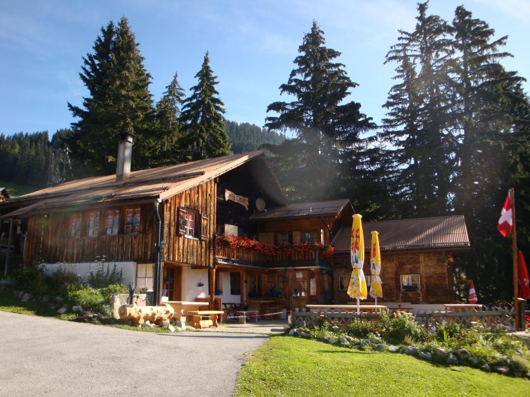 Restaurant Prafandaz - été - Leysin