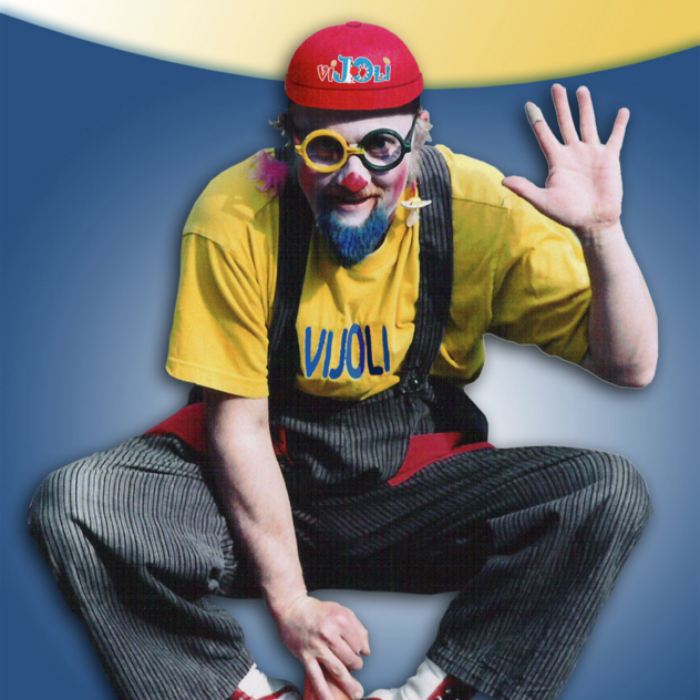 Marché Brocante - Animation en folie avec le clown Vijoli