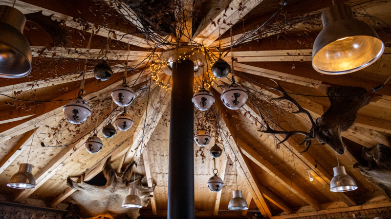 Yourte finlandaise intérieur - hiver – Leysin