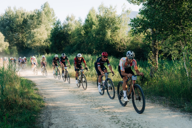 Photo d'une course gravel