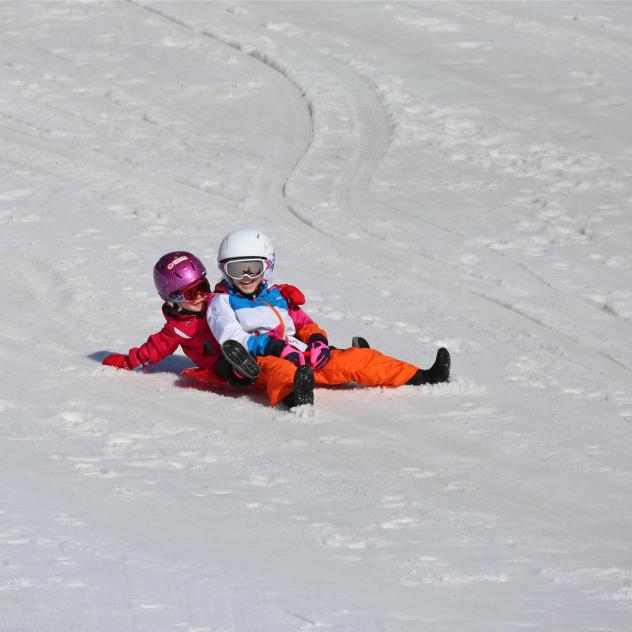 Sledging in Leysin