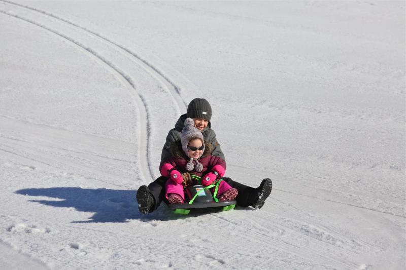 Luge - hiver - Les Mosses