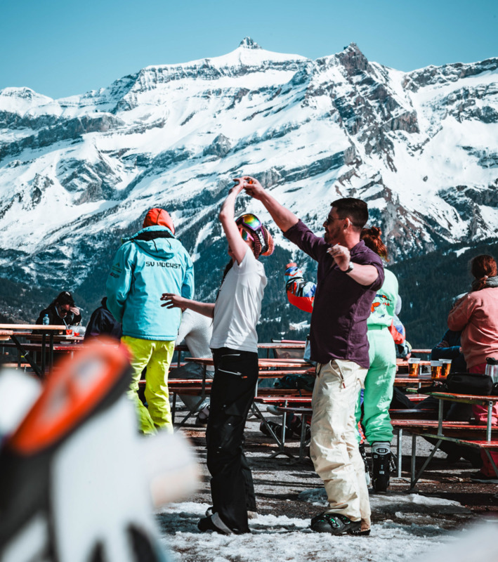 Restaurant les Fers - Winter - Leysin