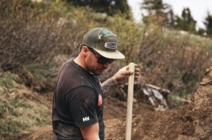 Brice Cantenot, responsable du Leysin Bike Park