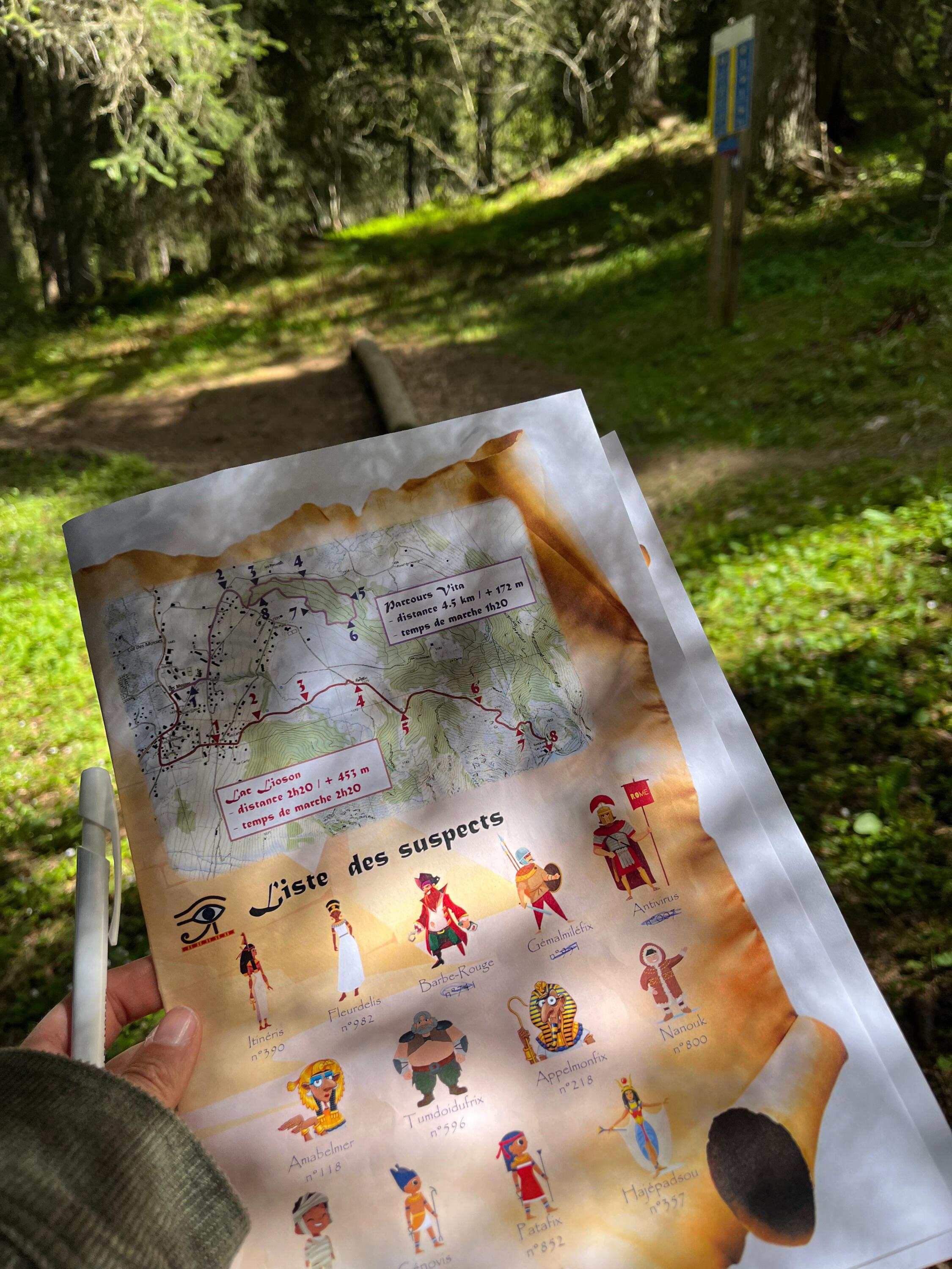 Schatzsuche in Col des Mosses: Eine pharaonische Familien-Rallye