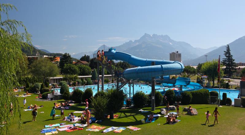 Piscine - été - Aigle