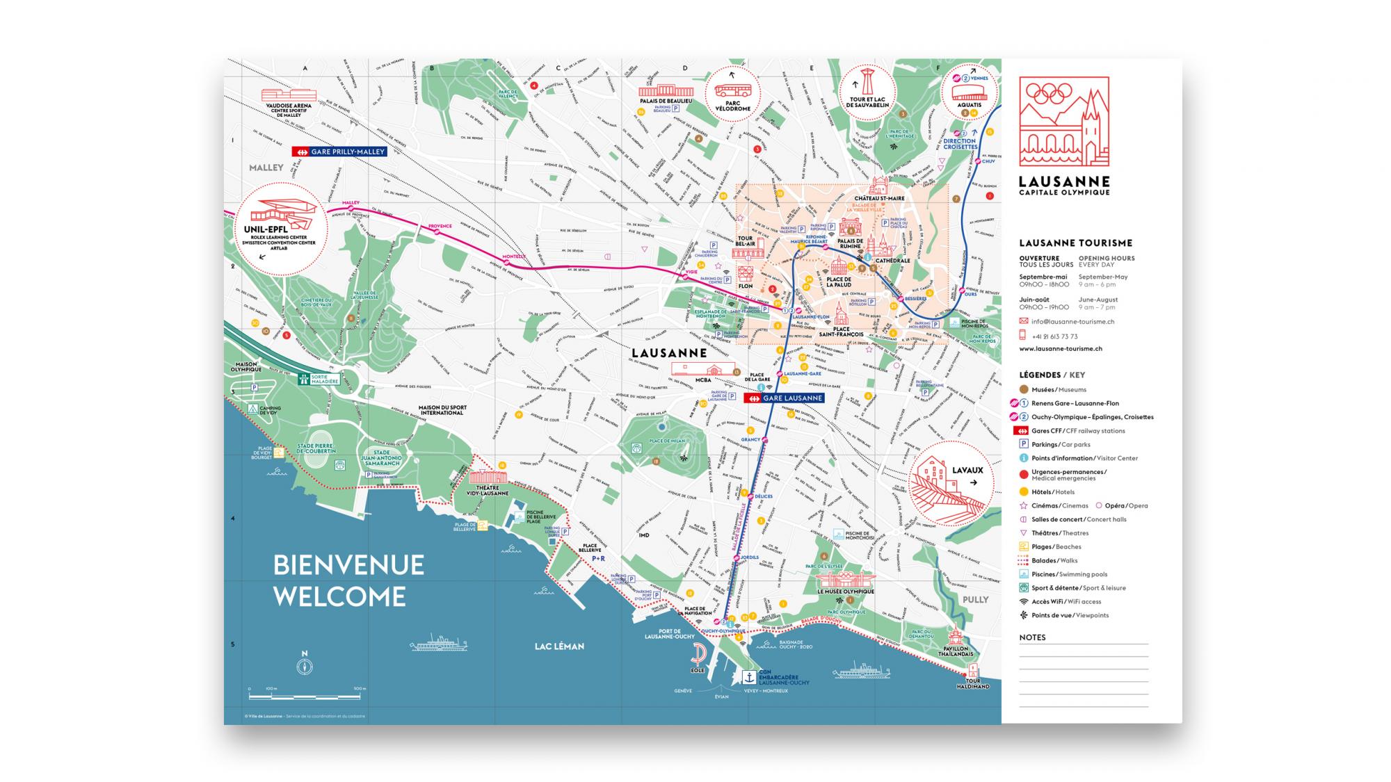 Street map - Lausanne Tourisme