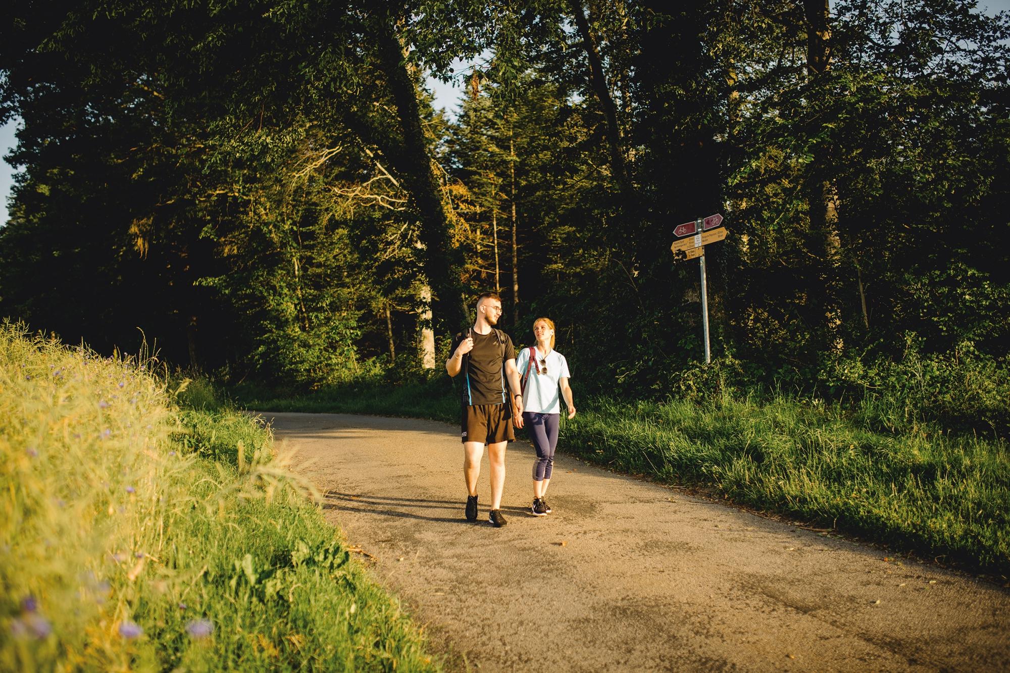 Randonnée_parcours_forêt-balise