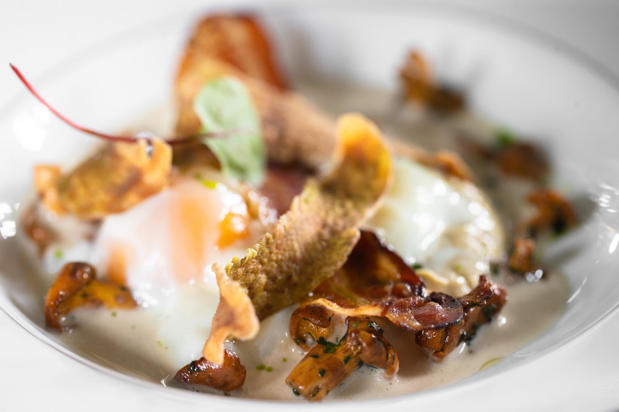 MARNAND_chateau-gastronomique oeuf parfait champignons