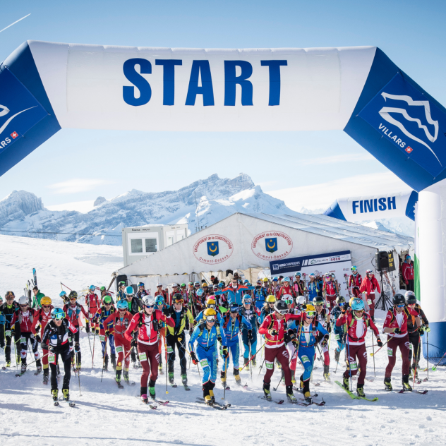 Skibergsteigen Weltcup in Villars