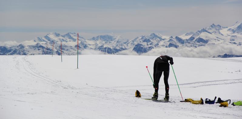 Ski de fond - Glacier 3000