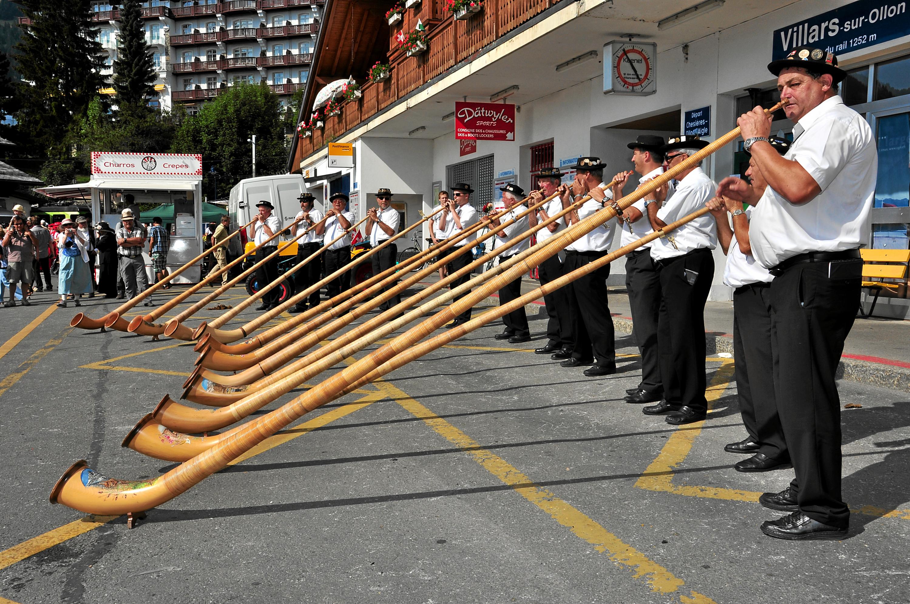 Traditional 1st August events in the Alpes Vaudoises
