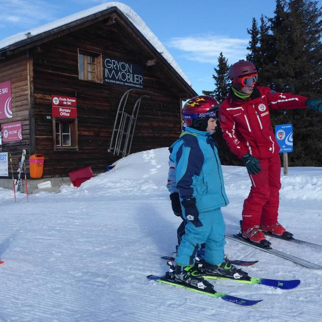 L'école de ski et les guides à Gryon