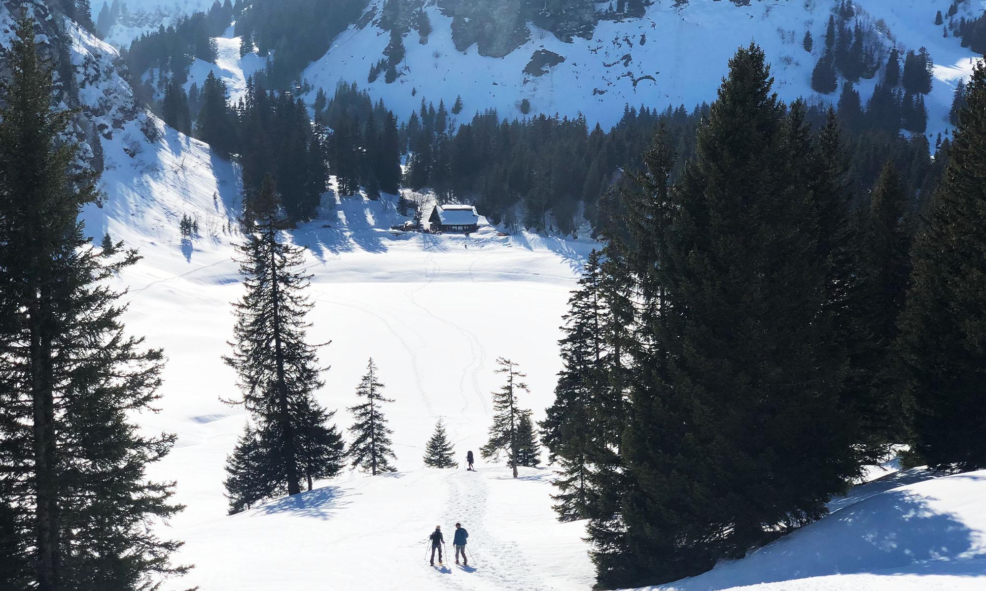 Raquettes-Lac des Chavonnes-hiver-Daniela Gouveia