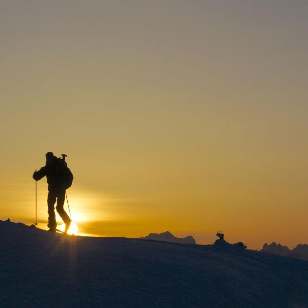 Ski de randonnée nocturne aux Diablerets