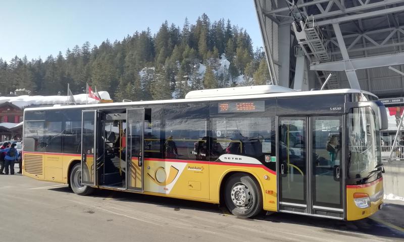 Bus - Les Diablerets (Col du Pillon) - Winter - M. Piron