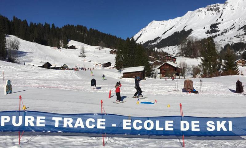 Jardin neige - Diablerets - hiver - Diablerets Pure Trace