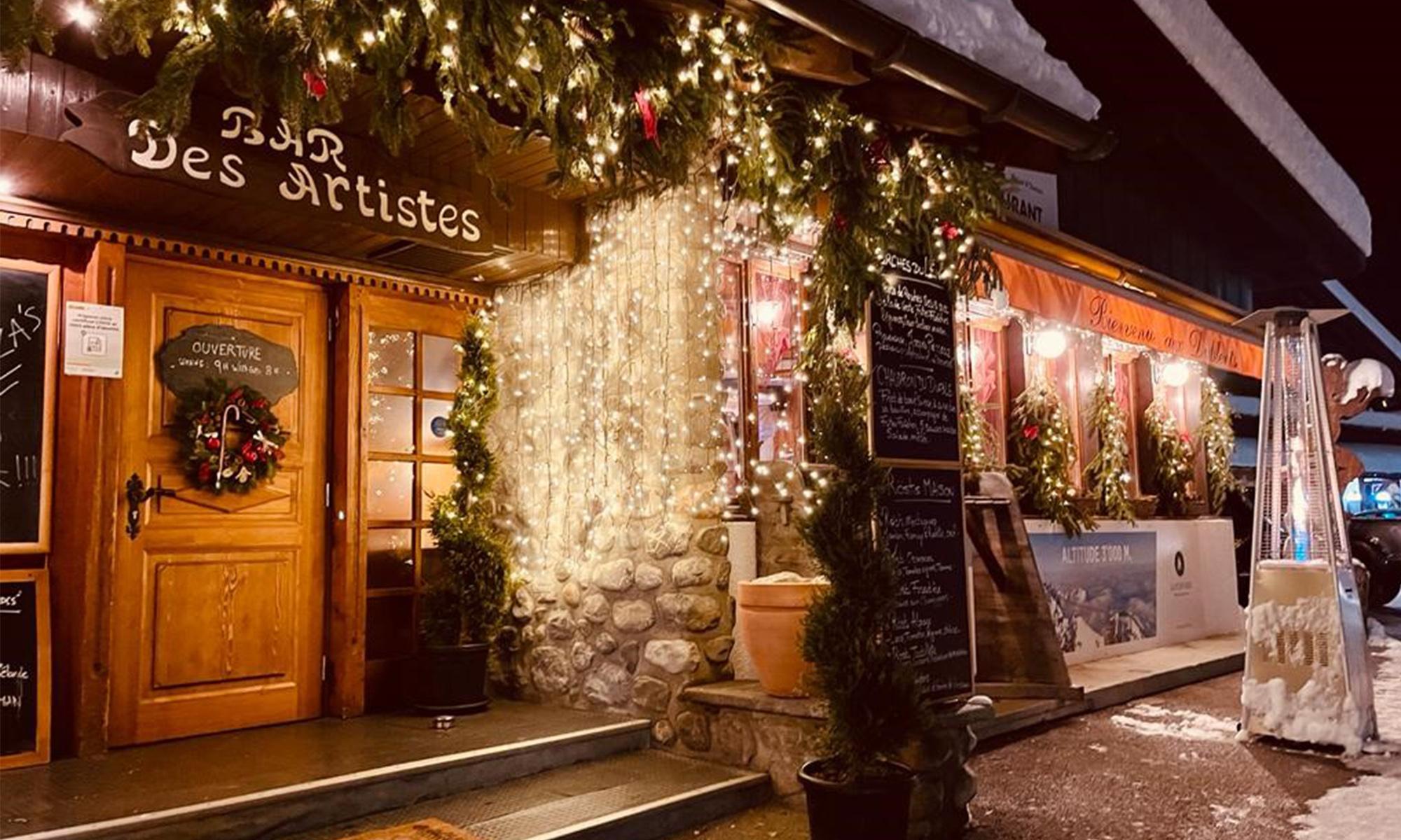 Extérieur - Diablerets - hiver - Restaurant Chez Lacroix