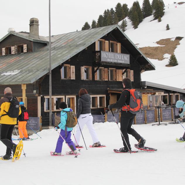 Schneeschuhlaufen für Gourmets - Villars