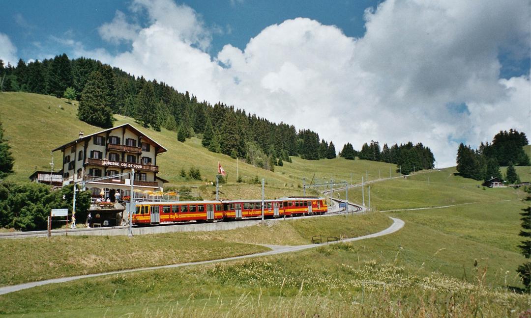 Auberge du Col de Soud -été train - Col de Soud