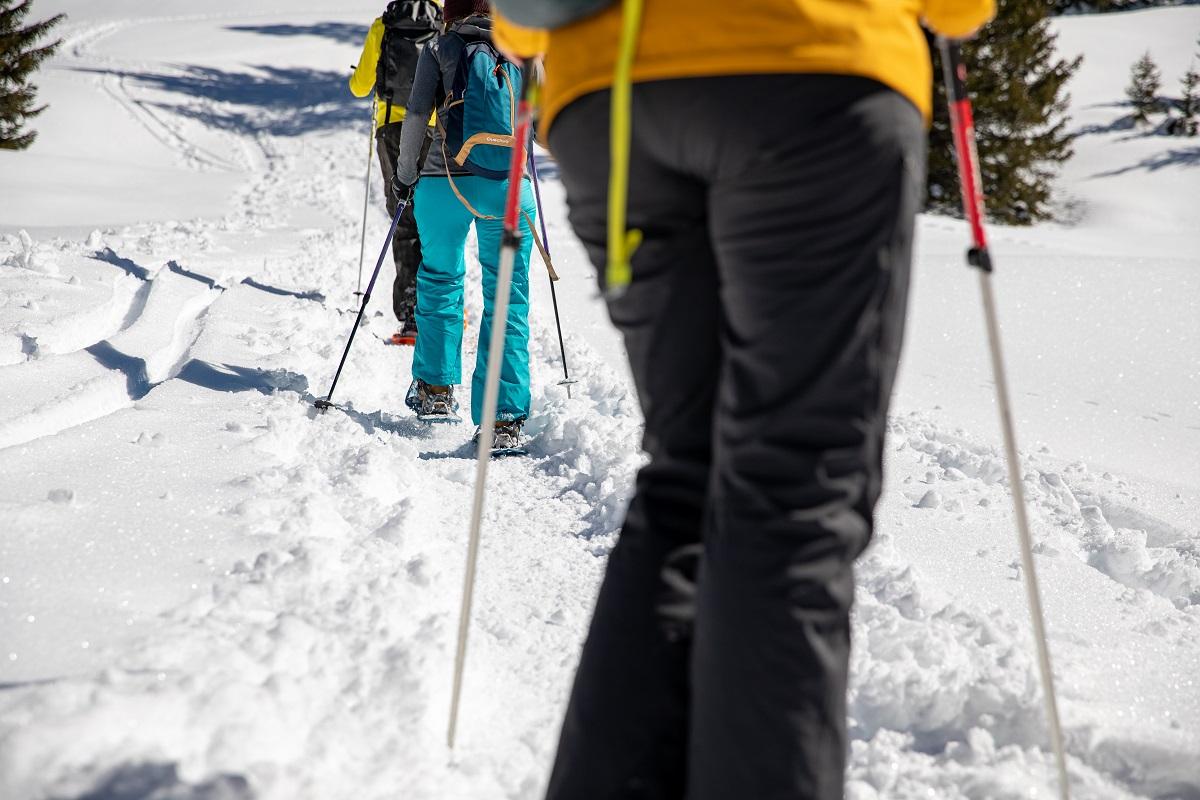 Winter hiking routes in Villars