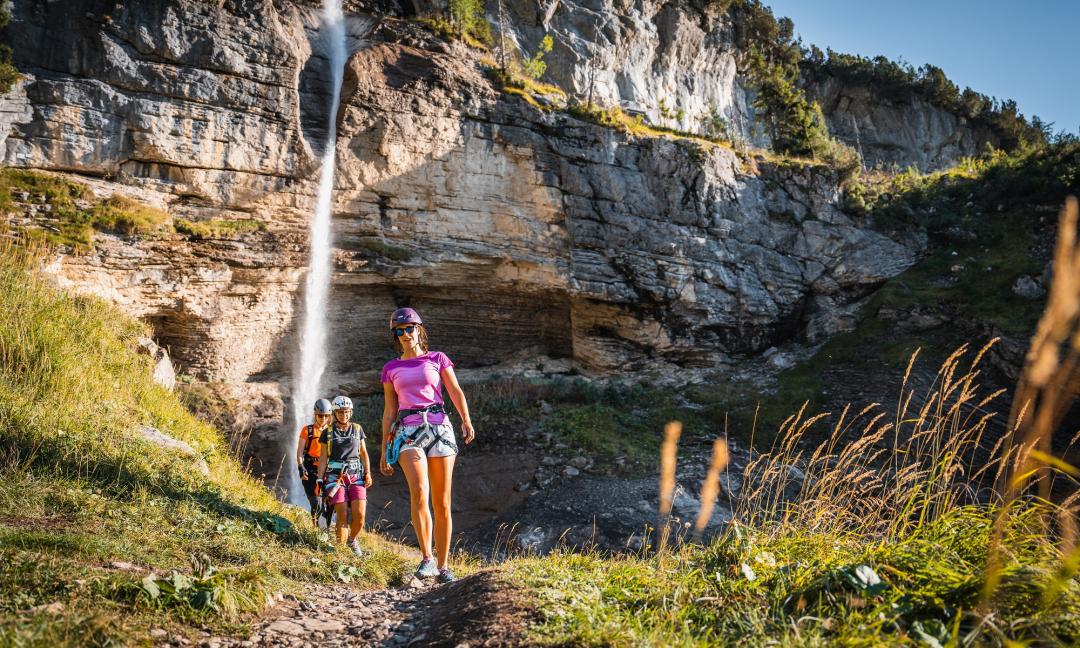 Via ferrata - Cascade du Dar - Les Diablerets 