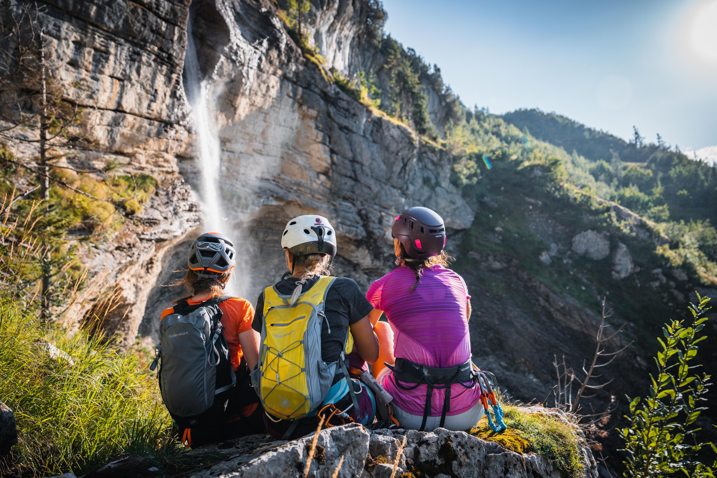 Via ferrata routes in Les Diablerets