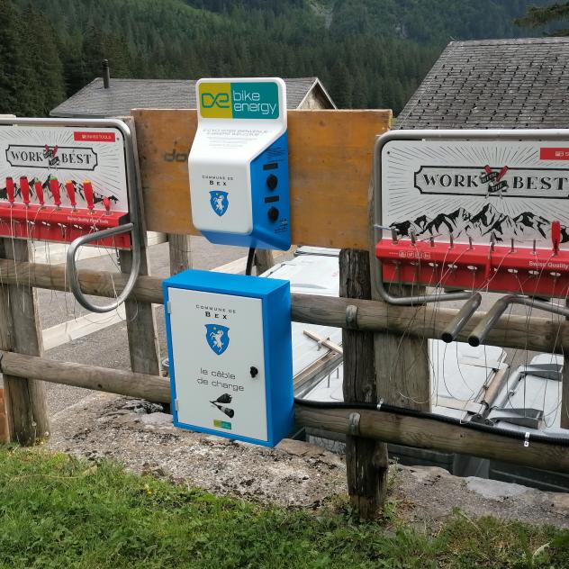 E-Bike-Ladestation - In Solalex (in der Nähe der Berghütte)