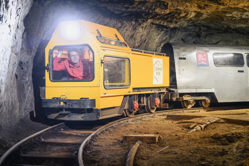 Mines de Sel de Bex - the miners' train