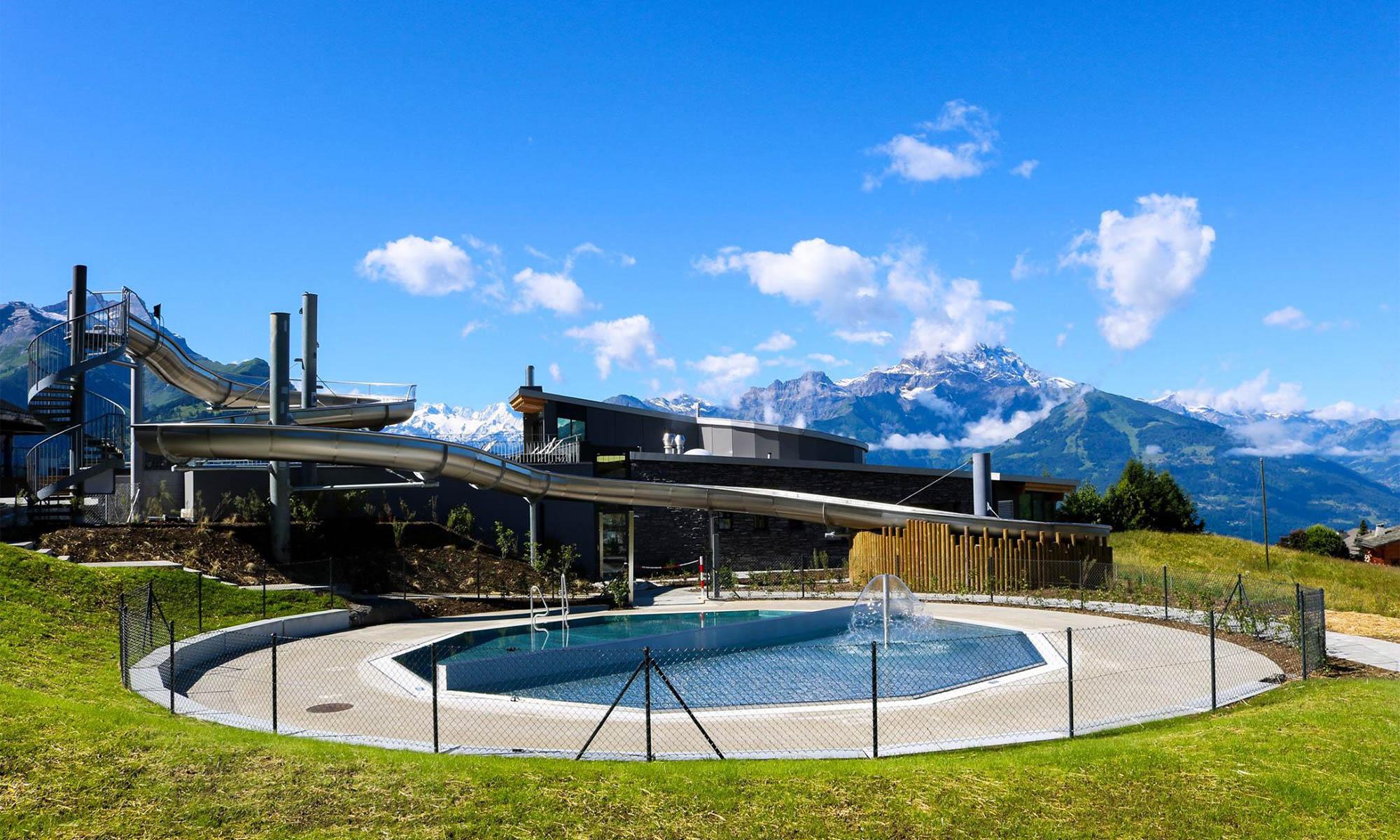 Les Bains de Villars - piscine Exterieur - Centre des Sports - Villars