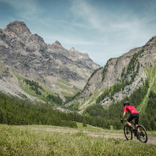 The Col de la Croix gravel route